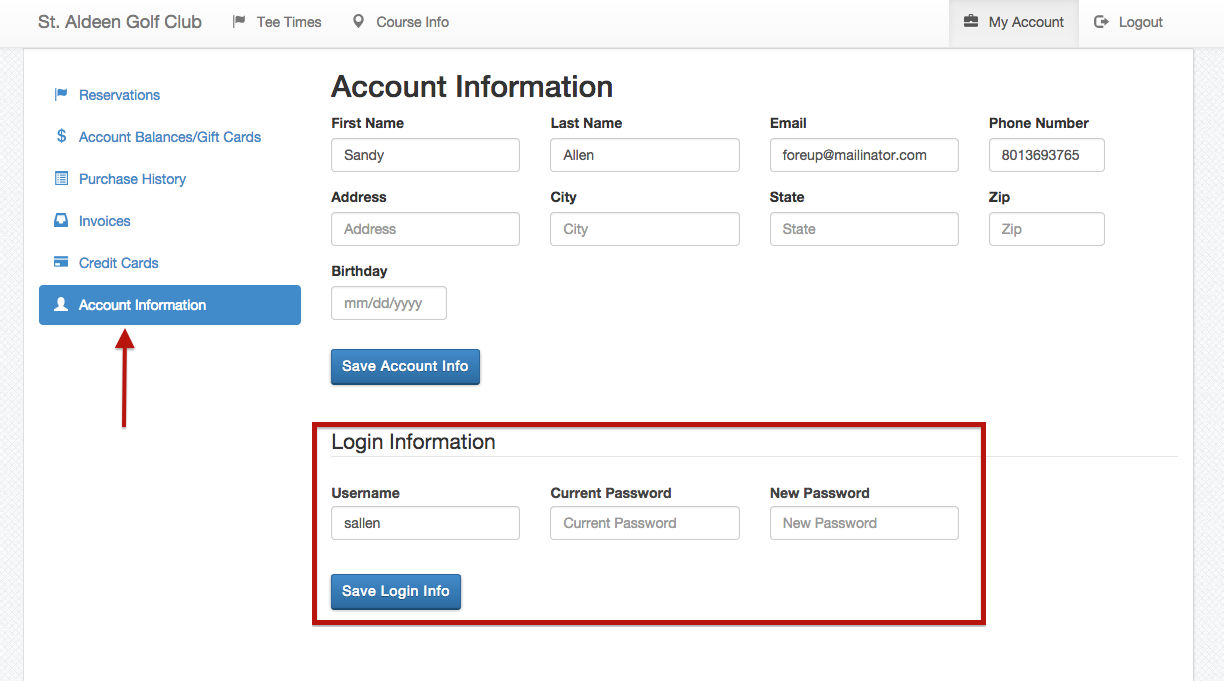 account